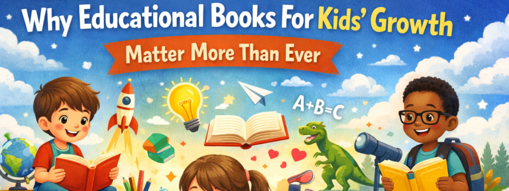 Why Educational Books For Kids’ Growth Matter